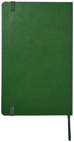 Moleskine Classic L hardcover notesbog - linjeret-Grøn
