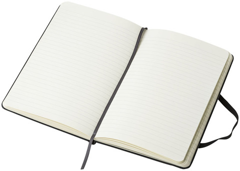 Moleskine Classic M hardcover notesbog - linjeret-Sort