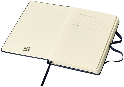 Moleskine Classic PK hardcover notesbog - linjeret-Sort