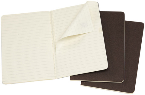 Moleskine Cahier Journal PK - linjeret-Sort