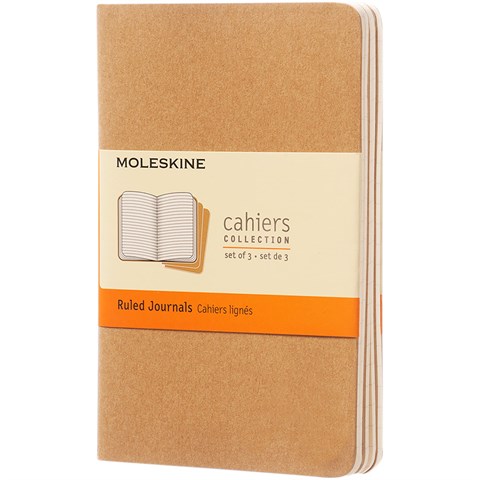 Moleskine Cahier Journal PK - linjeret - Natur