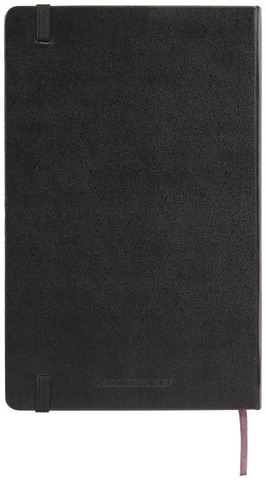 Moleskine Classic L hardcover notesbog - blank-Sort