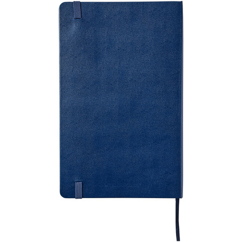 Moleskine Classic L hardcover notesbog - blank-Blå