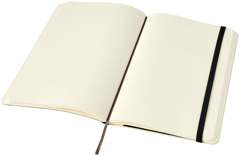 Moleskine Classic L softcover notesbog - blank-Sort