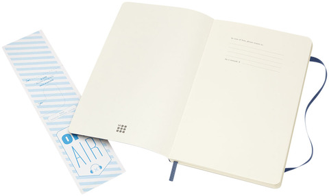 Moleskine Classic L softcover notesbog - blank-Sort