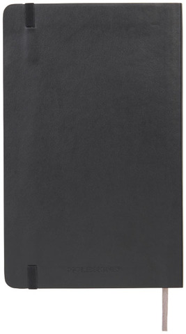 Moleskine Classic L softcover notesbog - kvadreret-Sort