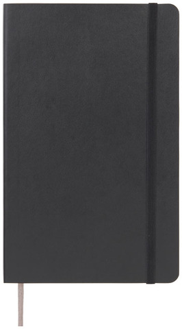 Moleskine Classic L softcover notesbog - kvadreret-Sort