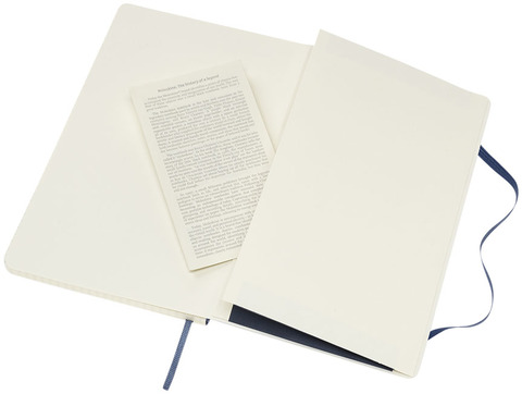 Moleskine Classic L softcover notesbog - kvadreret-Sort