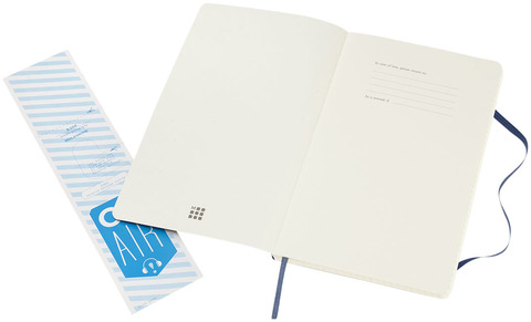 Moleskine Classic L softcover notesbog - kvadreret-Sort
