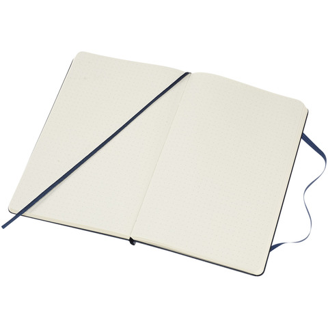Moleskine Classic L hardcover notesbog - prikket-Sort