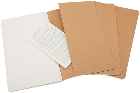 Moleskine Cahier Journal L - blank-Natur