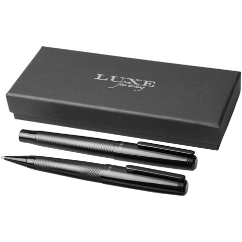 Gloss gavesæt med duo-pen (sort refill)