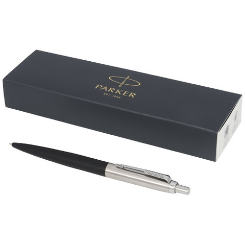 Parker Jotter XL mat kuglepen med kromdetaljer (blå refill)
