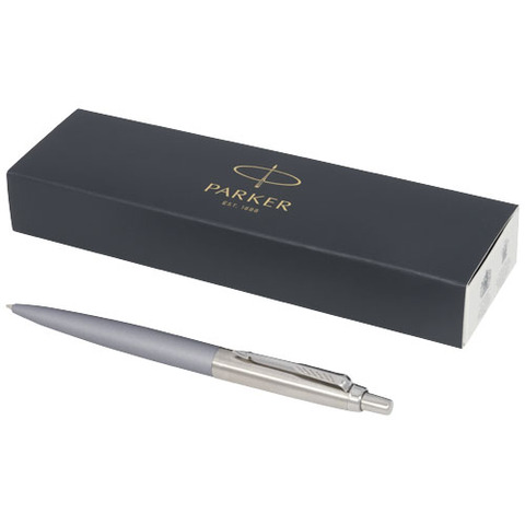 Parker Jotter XL mat kuglepen med kromdetaljer (blå refill) - Grå