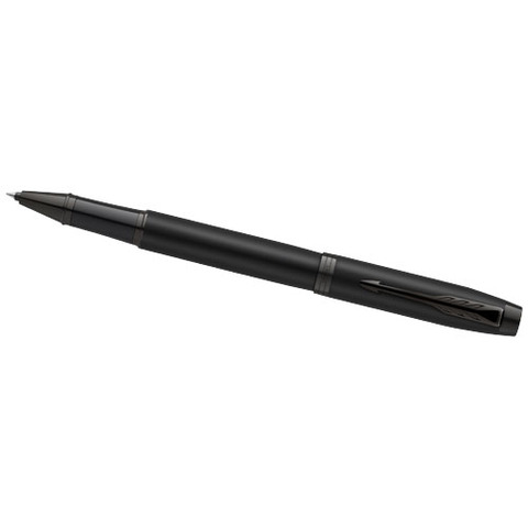 Parker IM akromatisk rollerballpen (sort refill)