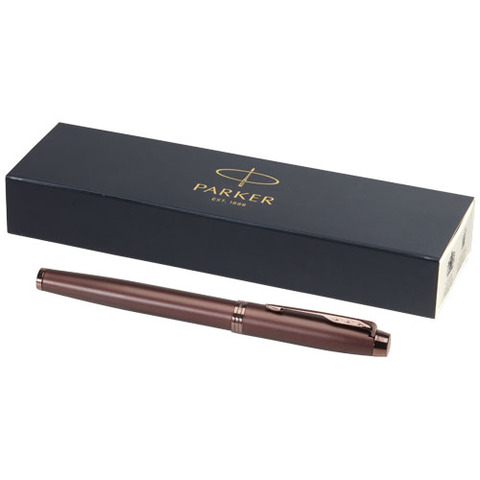 Parker IM rollerballpen (sort refill) - Rød
