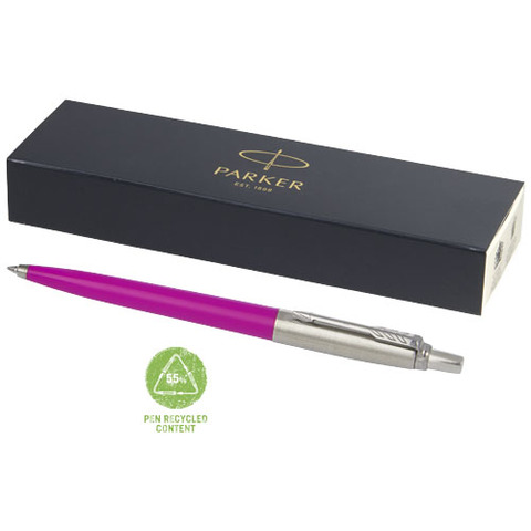 Parker Jotter Recycled kuglepen (sort refill) - Lyserød
