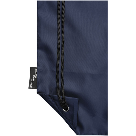 Oriole RPET-rygsæk med snøre 5L-Navy