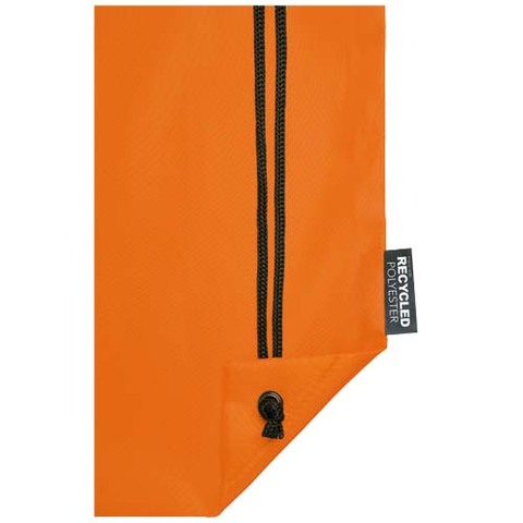 Oriole RPET-rygsæk med snøre 5L-Orange