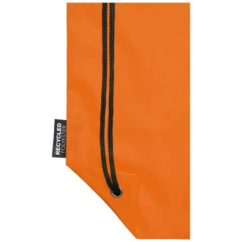 Oriole RPET-rygsæk med snøre 5L-Orange