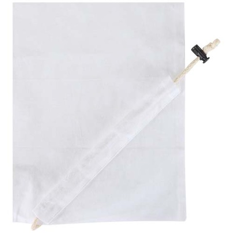 Madras blanding 140 g/m² GRS certificeret genvundet, sammenfoldelig bomuldstaske, 7 liter