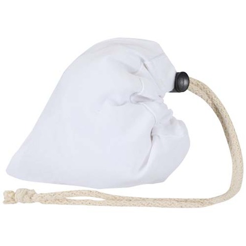 Madras blanding 140 g/m² GRS certificeret genvundet, sammenfoldelig bomuldstaske, 7 liter