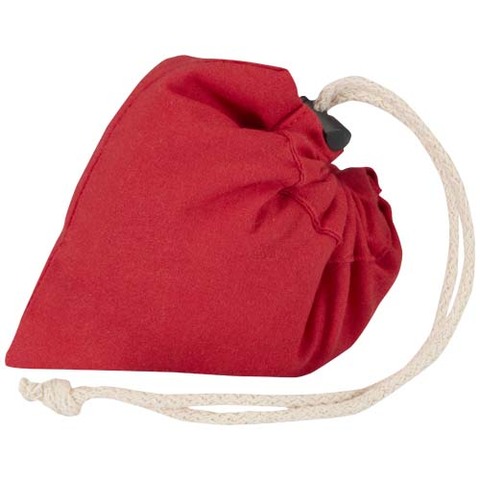 Madras blanding 140 g/m² GRS certificeret genvundet, sammenfoldelig bomuldstaske, 7 liter