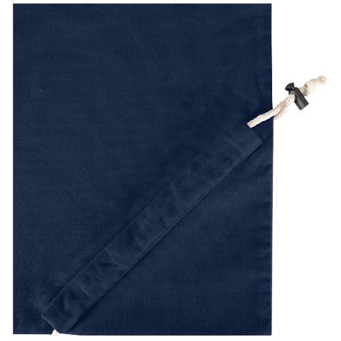 Madras blanding 140 g/m² GRS certificeret genvundet, sammenfoldelig bomuldstaske, 7 liter
