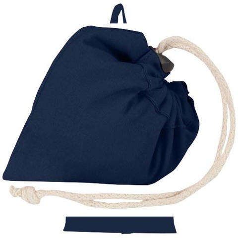 Madras blanding 140 g/m² GRS certificeret genvundet, sammenfoldelig bomuldstaske, 7 liter