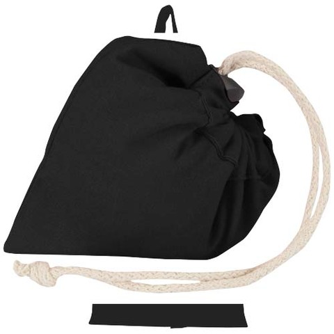 Madras blanding 140 g/m² GRS certificeret genvundet, sammenfoldelig bomuldstaske, 7 liter