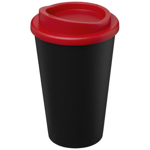 Americano® Eco 350 ml recycled krus - Sort/Rød