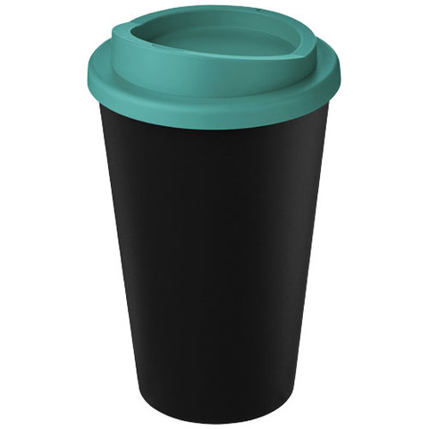 Americano® Eco 350 ml recycled krus - Sort/ Turquise