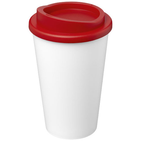 Americano® Eco 350 ml recycled krus - Hvid/Rød