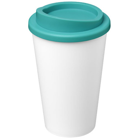 Americano® Eco 350 ml recycled krus - Hvid/Turquoise