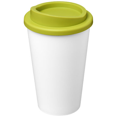 Americano® Eco 350 ml recycled krus - Hvid/Lime