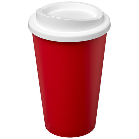 Americano® Eco 350 ml recycled krus - Rød/hvid