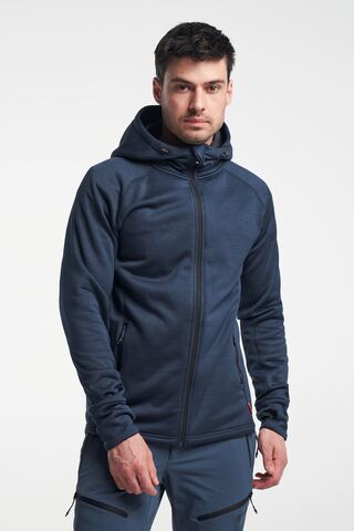 TENSON TXlite Midlayer Hoodie Zip, Herre-Blå