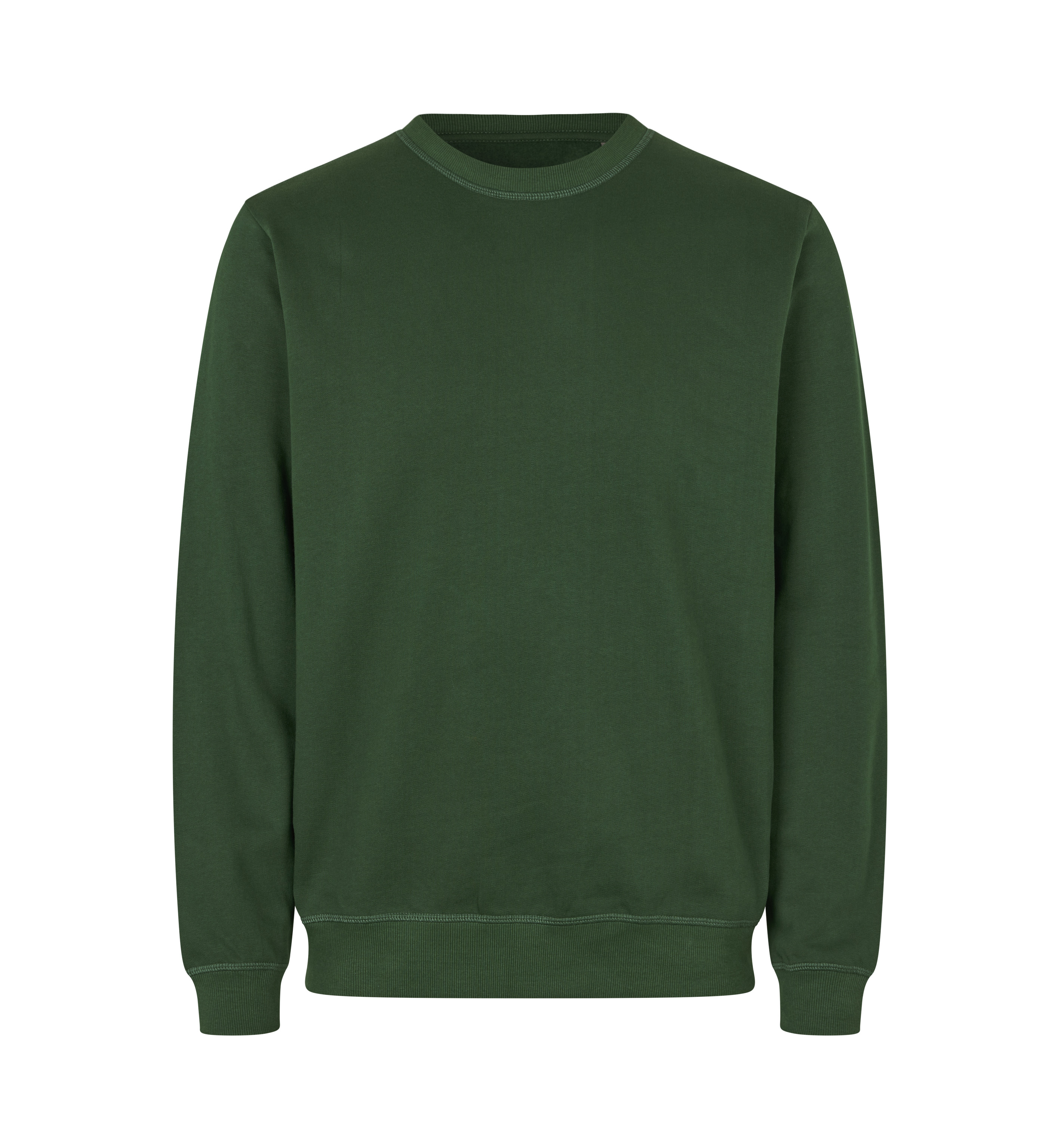 ID Økologisk O-hals Sweatshirt, herre GOTS-Grøn