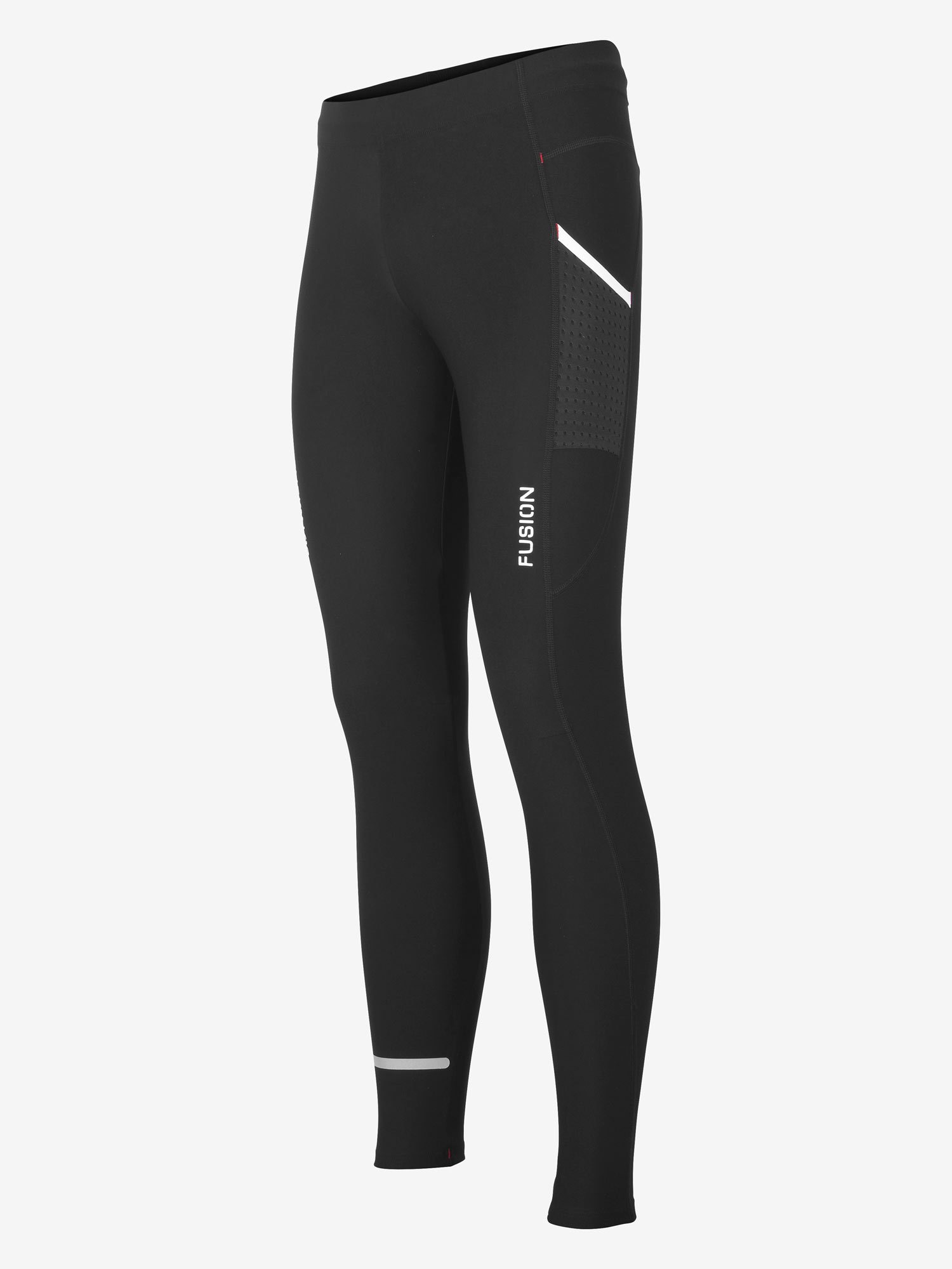 FUSION Lange Tights, herre / unisex-Sort