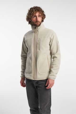 TENSON Yoke Full Zip, Herre - 100% rPet-Creme
