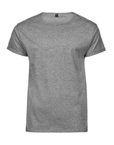 TEE JAYS Roll-up T-shirt - Økologisk, herre-Grå