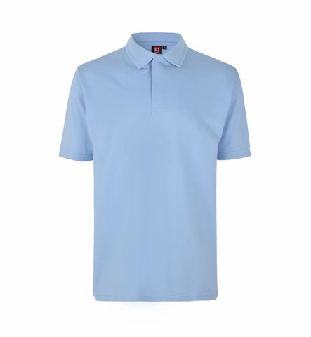 ID Pro Wear Poloshirt - Trykknap - Lyseblå