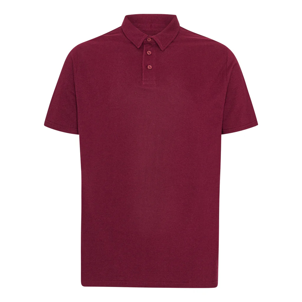 NEUTRAL Tiger Cotton Polo - 100% Økologisk Fairtrade Bomuld-Bordeaux Rød
