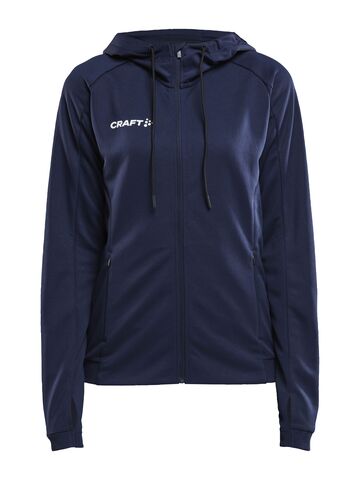 CRAFT Evolve Hood Løbejakke, dame - rPet-Navy