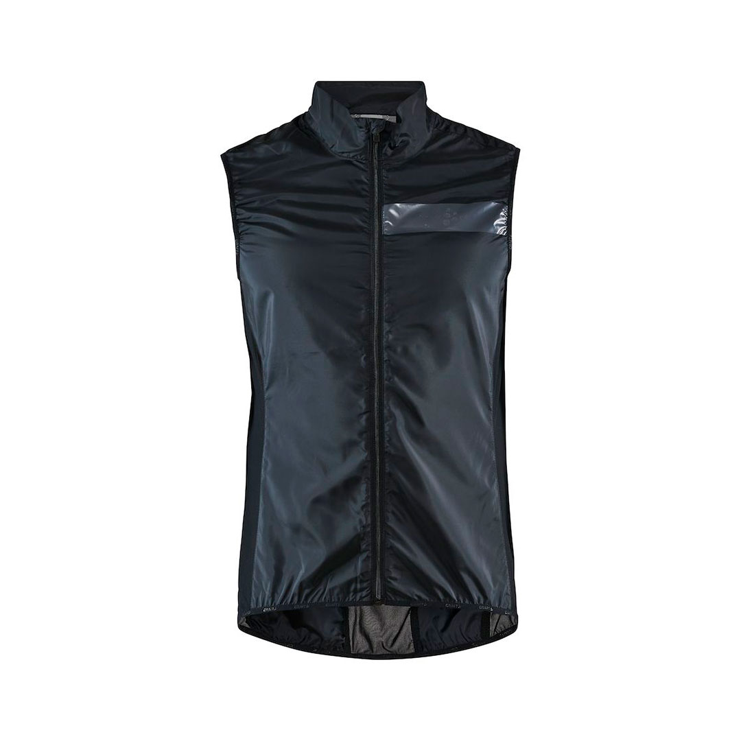 CRAFT Essence Light Wind Vest - rPet, Herre-Sort