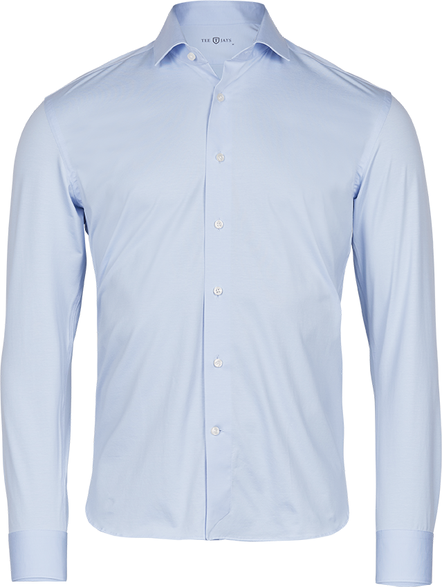 TEE JAYS Active Stretch Skjorte, Herre-Lyseblå