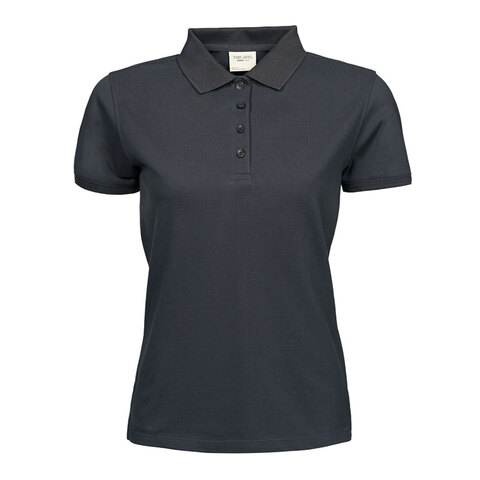 TEE JAYS Ladies Heavy Polo, Økologisk, dame-Grå