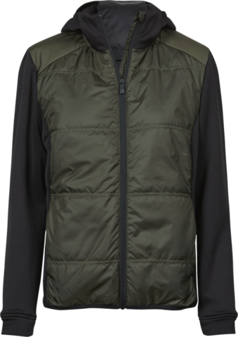 TEE JAYS Hybrid-stretch Hooded Jakke, dame-Oliven