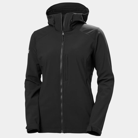 HELLY HANSEN Paramount Hooded Softshell Jakke, dame - Sort