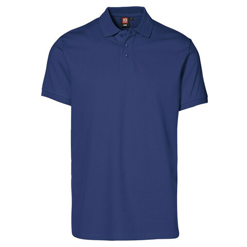 ID Piqué Poloshirt Stretch-Kongeblå